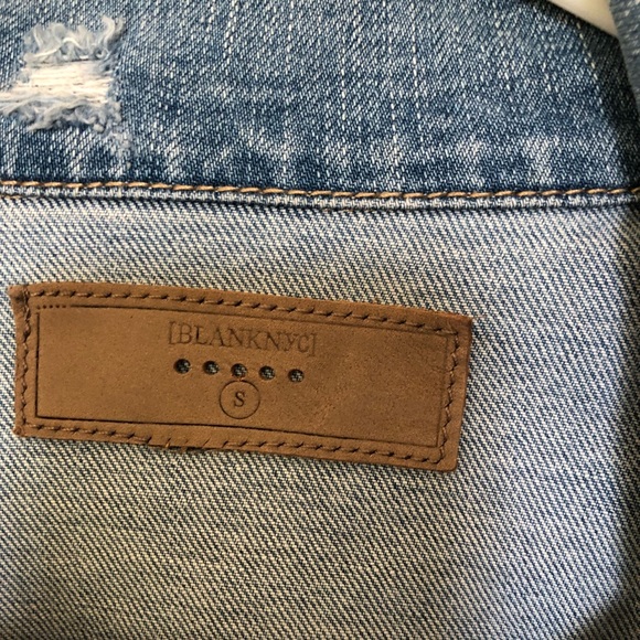 Blank NYC Denim Jacket Sz S - Picture 3 of 5